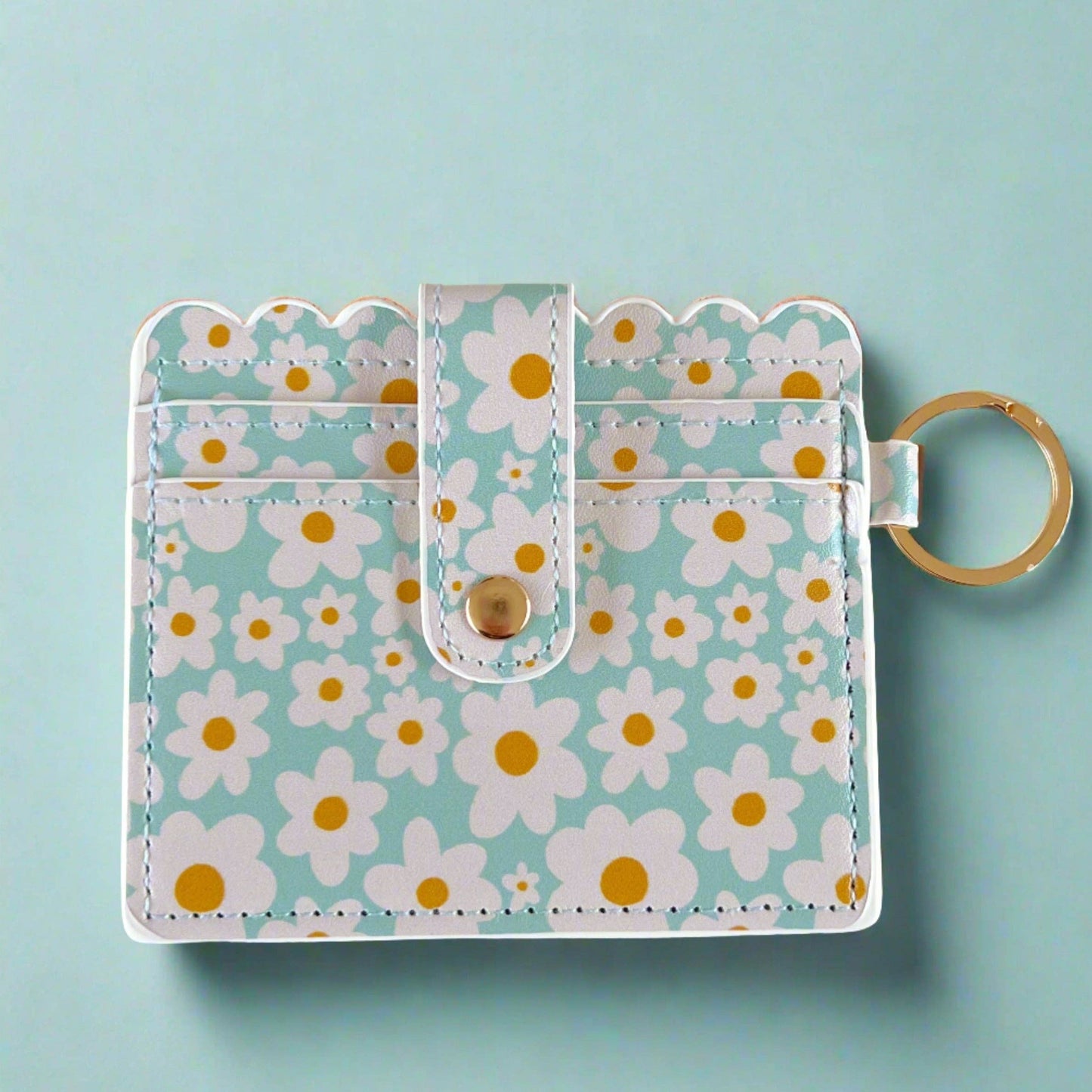 Wallet - Blue Daisy